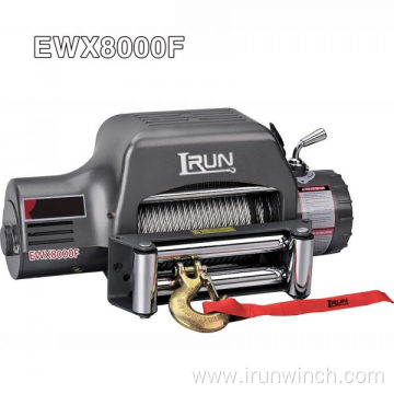8000lbs Recovery Winch With Standing Up Control Box